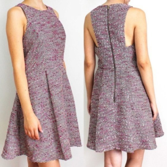 NWT Chandi & Lia Urban Outfitters Tweed Metallic Dress - Picture 1 of 6